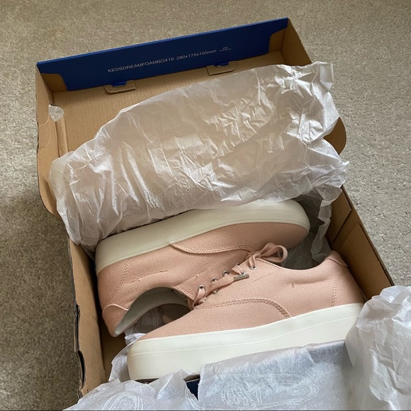 [SOLD] NIB Keds Women’s Rise Denim Shoes in Spanish Villa/Peach - Picture 9 of 9